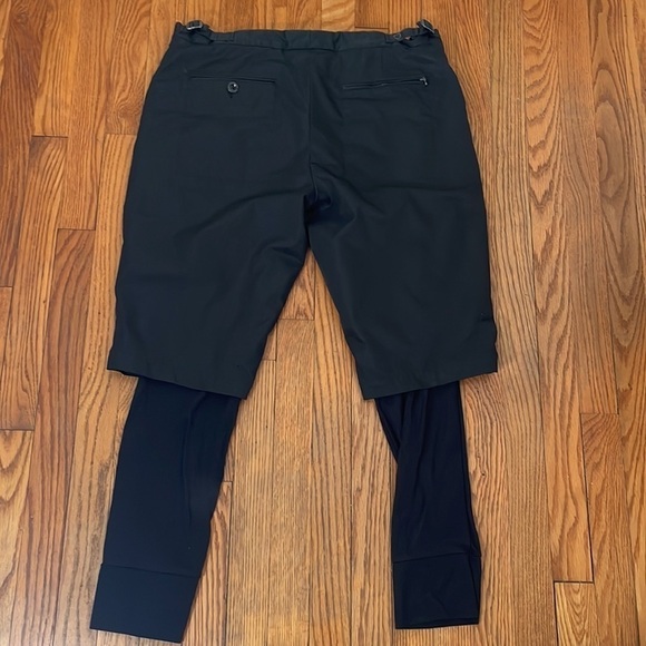 EFM by Donrad Duncan Activewear Shorts with Attached Leggings Black Men’s 36 - Picture 2 of 11